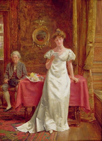 Waiting for an Answer by George Goodwin Kilburne
